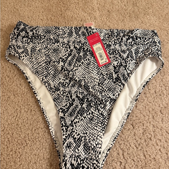 Snakeskin Print Bikini Bottom - Picture 1 of 5